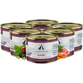 Lakefields Nassfutter-Menü Rind